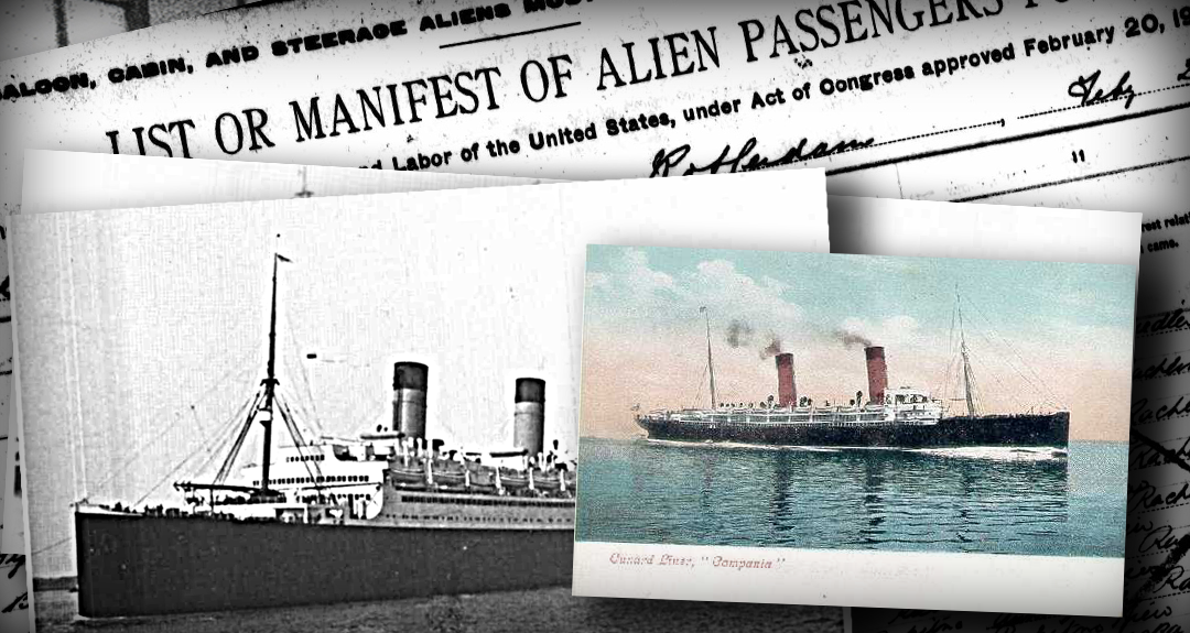 Which ship did your ancesters came on in to the United States